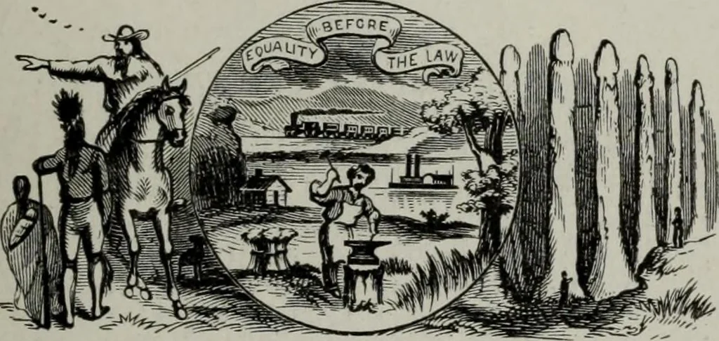 An illustration from Desk book of type specimens, borders, ornaments, brass rules and cuts : catalogue of printing machinery and printers' supplies, 1900, leaf 884