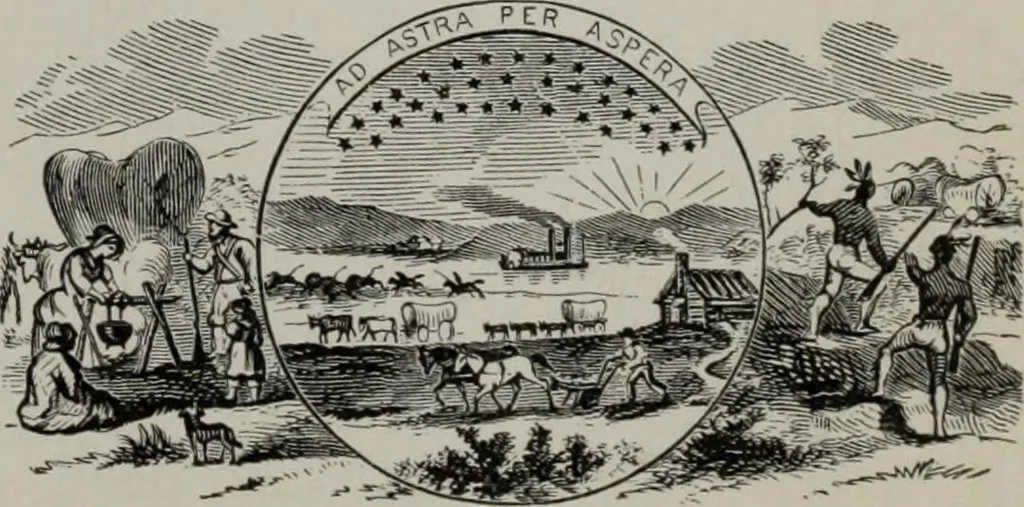 An illustration from Desk book of type specimens, borders, ornaments, brass rules and cuts : catalogue of printing machinery and printers' supplies, 1900, leaf 884