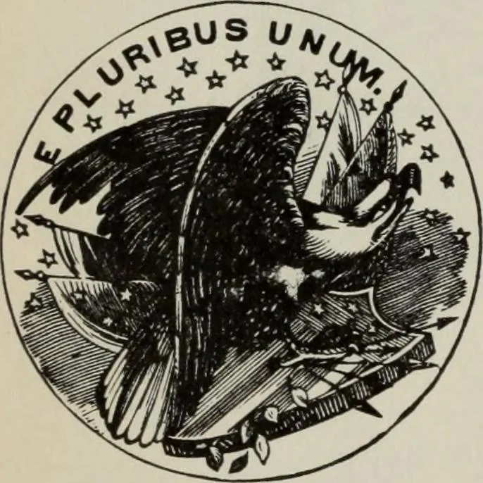 An illustration from Desk book of type specimens, borders, ornaments, brass rules and cuts : catalogue of printing machinery and printers' supplies, 1900, leaf 885
