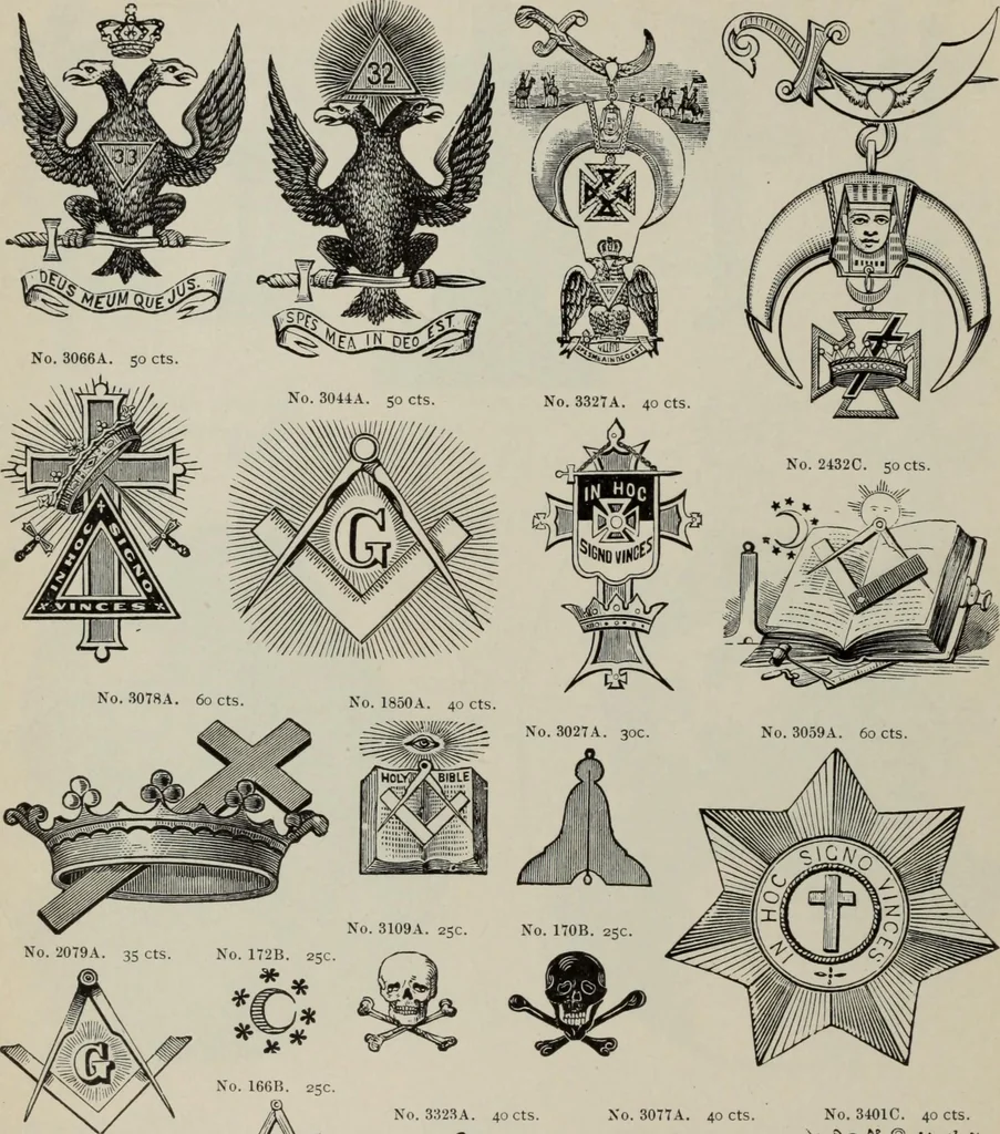 An illustration from Desk book of type specimens, borders, ornaments, brass rules and cuts : catalogue of printing machinery and printers' supplies, 1900, leaf 895