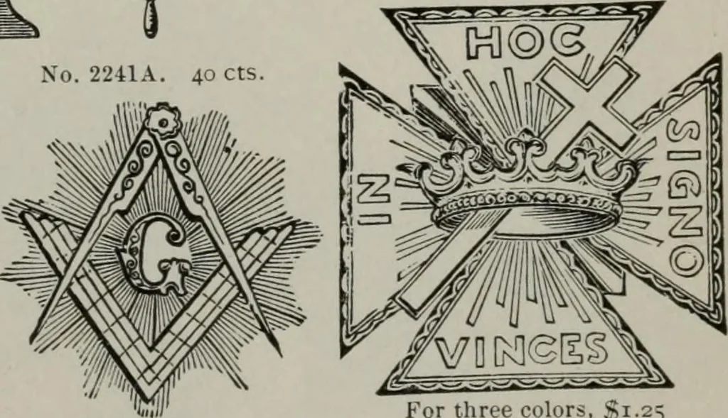 An illustration from Desk book of type specimens, borders, ornaments, brass rules and cuts : catalogue of printing machinery and printers' supplies, 1900, leaf 896