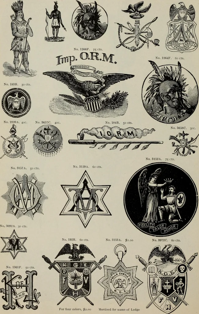 An illustration from Desk book of type specimens, borders, ornaments, brass rules and cuts : catalogue of printing machinery and printers' supplies, 1900, leaf 901