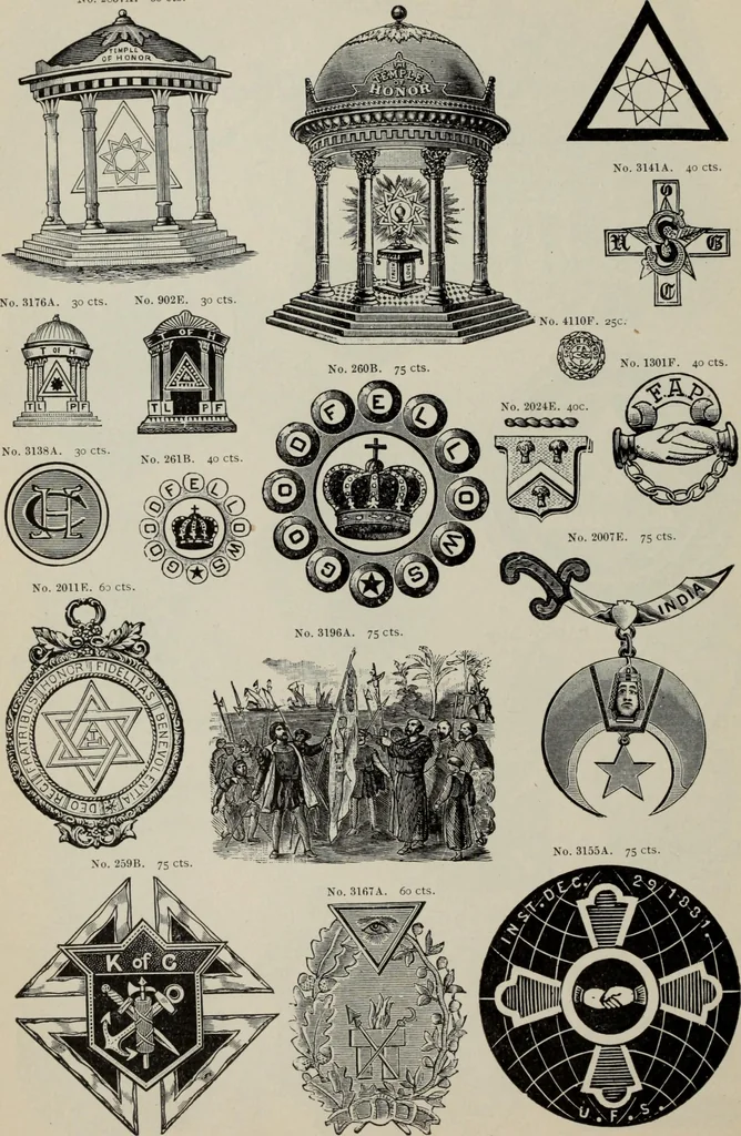 An illustration from Desk book of type specimens, borders, ornaments, brass rules and cuts : catalogue of printing machinery and printers' supplies, 1900, leaf 905