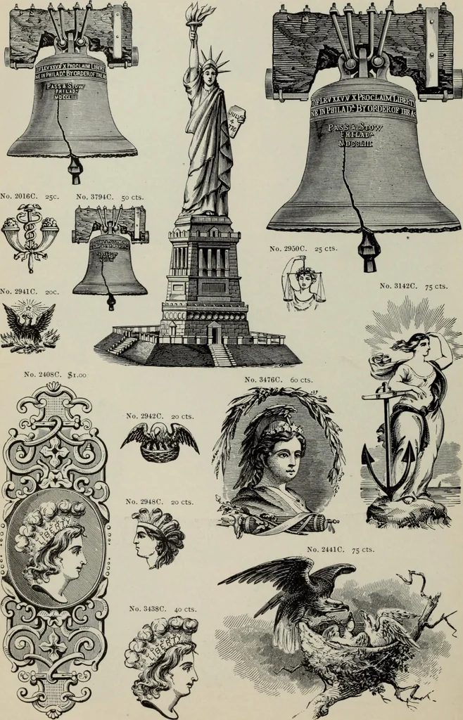 An illustration from Desk book of type specimens, borders, ornaments, brass rules and cuts : catalogue of printing machinery and printers' supplies, 1900, leaf 913