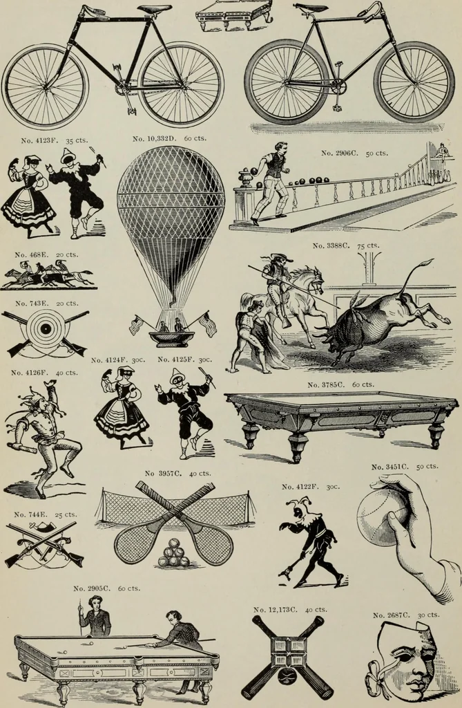 An illustration from Desk book of type specimens, borders, ornaments, brass rules and cuts : catalogue of printing machinery and printers' supplies, 1900, leaf 917
