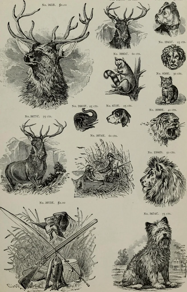 An illustration from Desk book of type specimens, borders, ornaments, brass rules and cuts : catalogue of printing machinery and printers' supplies, 1900, leaf 922