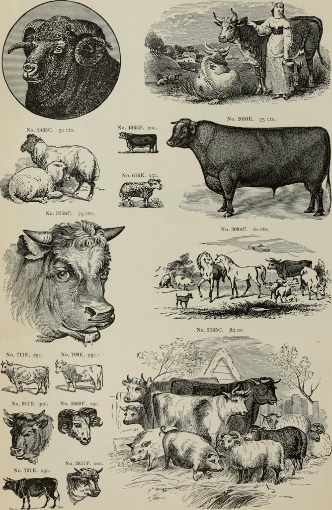 An illustration from Desk book of type specimens, borders, ornaments, brass rules and cuts : catalogue of printing machinery and printers' supplies, 1900, leaf 923