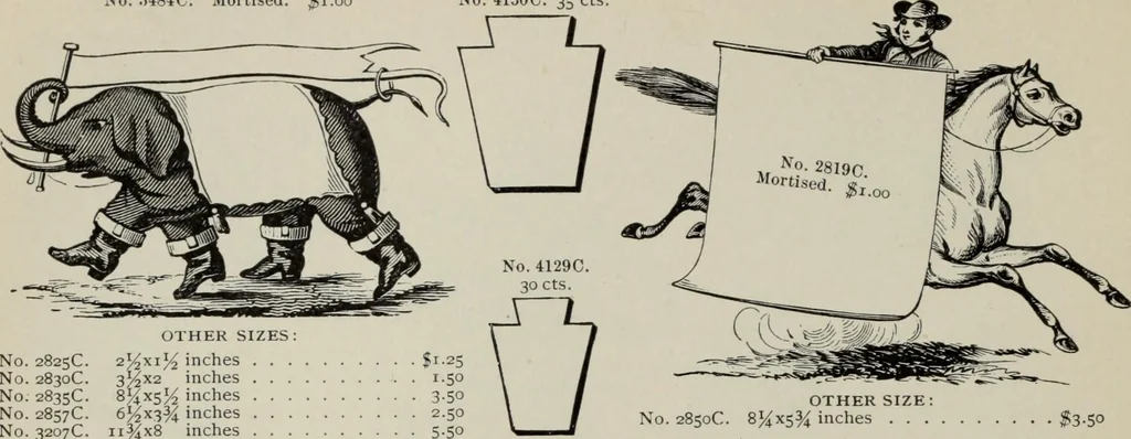 An illustration from Desk book of type specimens, borders, ornaments, brass rules and cuts : catalogue of printing machinery and printers' supplies, 1900, leaf 933