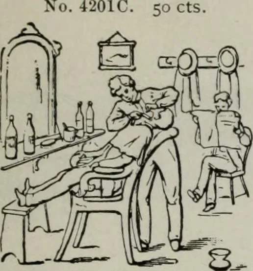 An illustration from Desk book of type specimens, borders, ornaments, brass rules and cuts : catalogue of printing machinery and printers' supplies, 1900, leaf 934