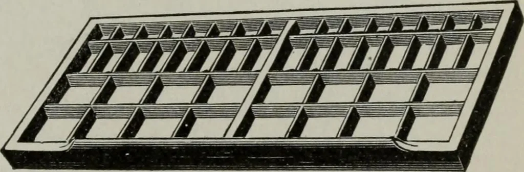 An illustration from Desk book of type specimens, borders, ornaments, brass rules and cuts : catalogue of printing machinery and printers' supplies, 1900, leaf 994