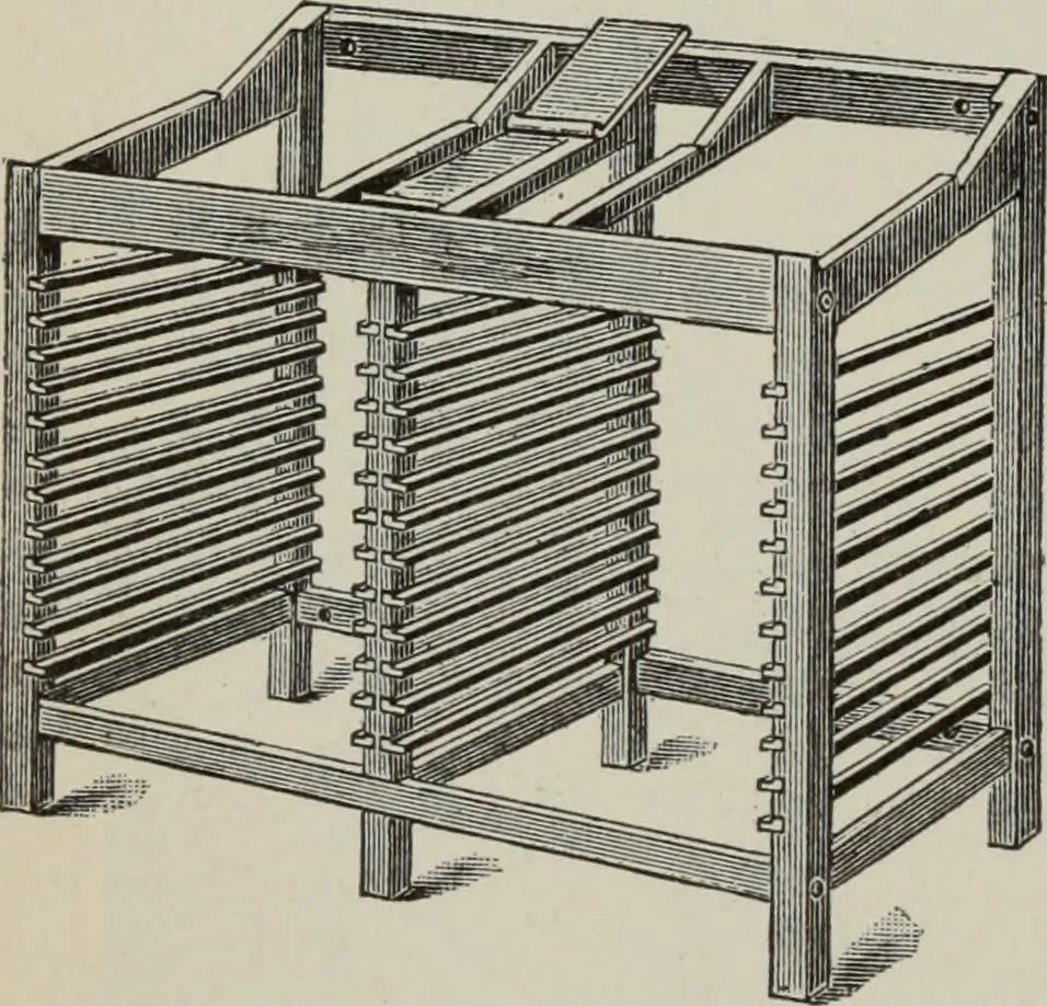 An illustration from Desk book of type specimens, borders, ornaments, brass rules and cuts : catalogue of printing machinery and printers' supplies, 1900, leaf 997