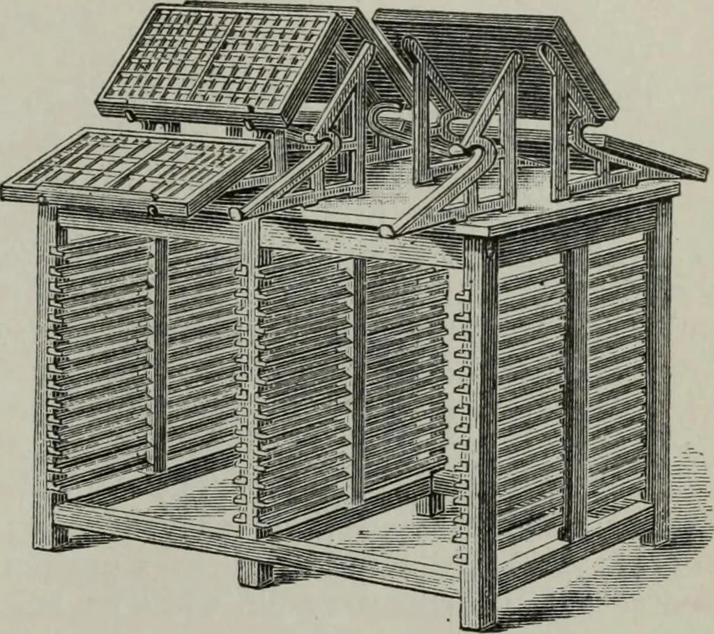 An illustration from Desk book of type specimens, borders, ornaments, brass rules and cuts : catalogue of printing machinery and printers' supplies, 1900, leaf 998