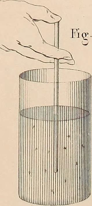 An illustration from Des microscopes et de leur usage : description d'appareils et de procédés nouveaux, suivie d'expériences microscopiques puisées dan les meilleurs ouvrages anciens et les notes de M. Le Baillif, et d'un mémoire sur les diatomées, etc. par M. De Brébisson, 1839, leaf 304