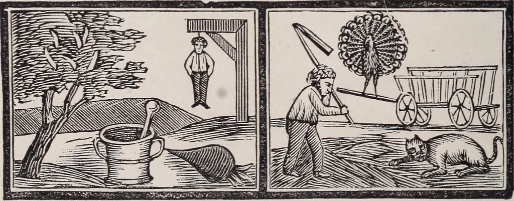 An illustration from Des mönches Aegydius Lebrecht grosses illustrirtes egyptisches traumbuch, 1870, leaf 103