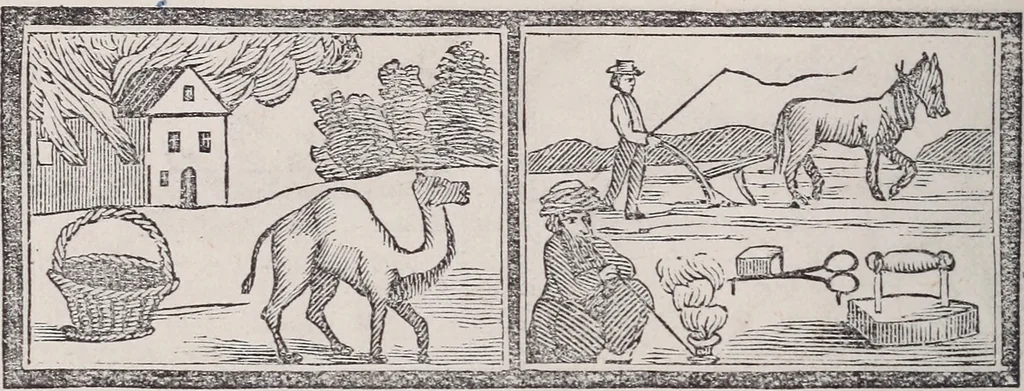 An illustration from Des mönches Aegydius Lebrecht grosses illustrirtes egyptisches traumbuch, 1870, leaf 105