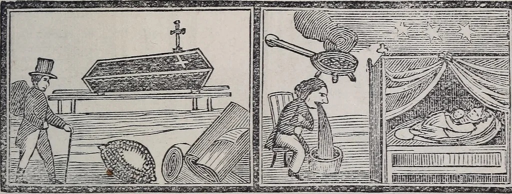 An illustration from Des mönches Aegydius Lebrecht grosses illustrirtes egyptisches traumbuch, 1870, leaf 106