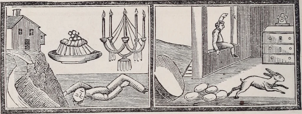An illustration from Des mönches Aegydius Lebrecht grosses illustrirtes egyptisches traumbuch, 1870, leaf 107