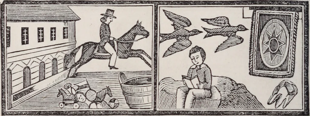An illustration from Des mönches Aegydius Lebrecht grosses illustrirtes egyptisches traumbuch, 1870, leaf 107