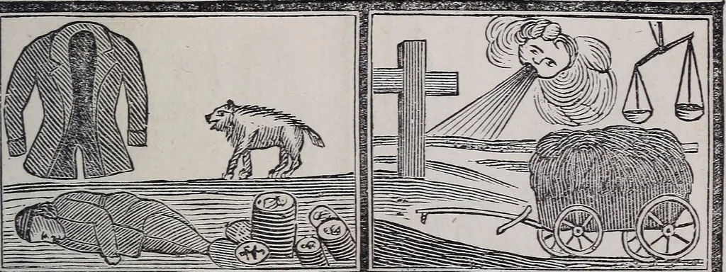An illustration from Des mönches Aegydius Lebrecht grosses illustrirtes egyptisches traumbuch, 1870, leaf 108