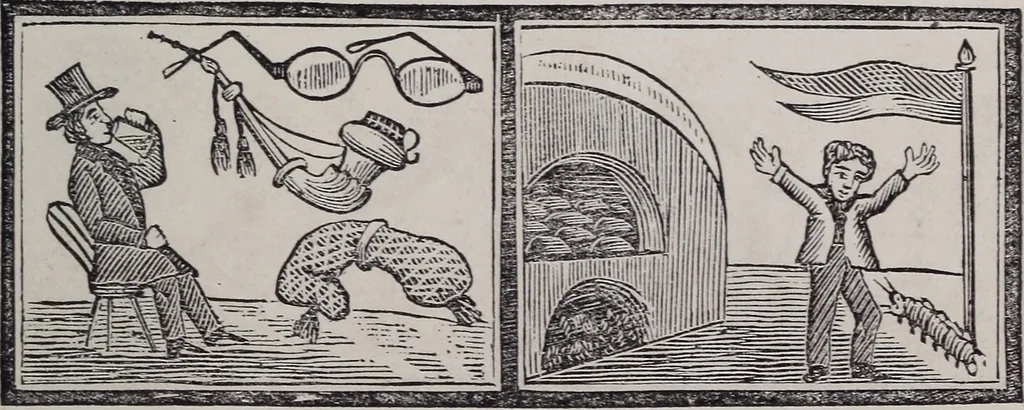 An illustration from Des mönches Aegydius Lebrecht grosses illustrirtes egyptisches traumbuch, 1870, leaf 108