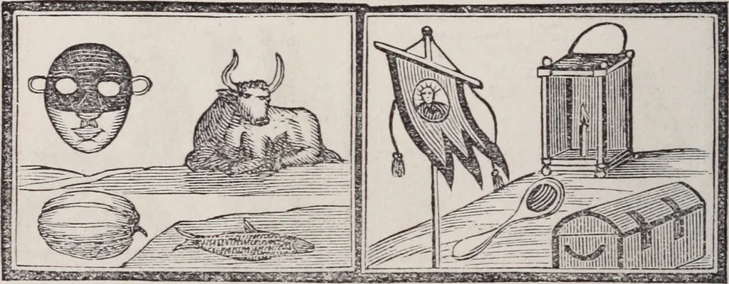 An illustration from Des mönches Aegydius Lebrecht grosses illustrirtes egyptisches traumbuch, 1870, leaf 109