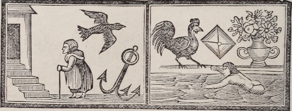 An illustration from Des mönches Aegydius Lebrecht grosses illustrirtes egyptisches traumbuch, 1870, leaf 109