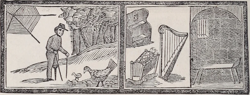 An illustration from Des mönches Aegydius Lebrecht grosses illustrirtes egyptisches traumbuch, 1870, leaf 111