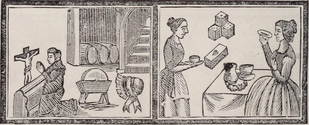 An illustration from Des mönches Aegydius Lebrecht grosses illustrirtes egyptisches traumbuch, 1870, leaf 111
