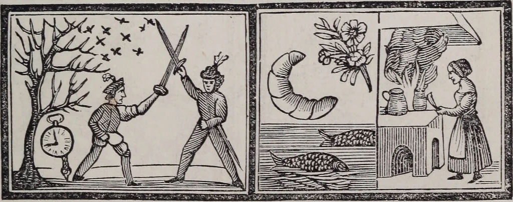 An illustration from Des mönches Aegydius Lebrecht grosses illustrirtes egyptisches traumbuch, 1870, leaf 112