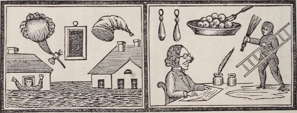 An illustration from Des mönches Aegydius Lebrecht grosses illustrirtes egyptisches traumbuch, 1870, leaf 113