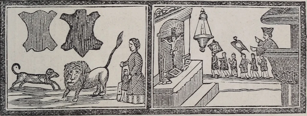 An illustration from Des mönches Aegydius Lebrecht grosses illustrirtes egyptisches traumbuch, 1870, leaf 114