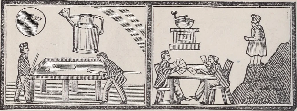 An illustration from Des mönches Aegydius Lebrecht grosses illustrirtes egyptisches traumbuch, 1870, leaf 117