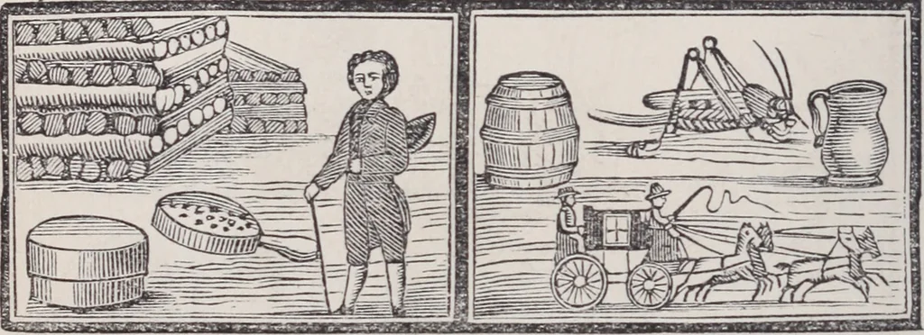An illustration from Des mönches Aegydius Lebrecht grosses illustrirtes egyptisches traumbuch, 1870, leaf 117