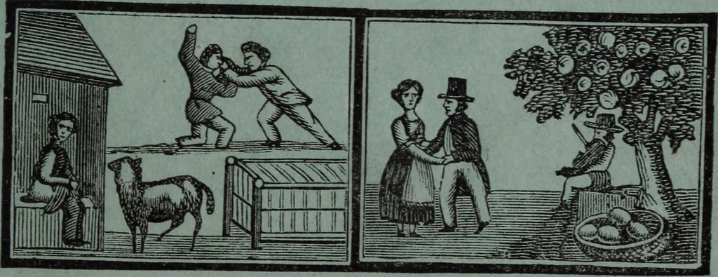 An illustration from Des mönches Aegydius Lebrecht grosses illustrirtes egyptisches traumbuch, 1870, leaf 128