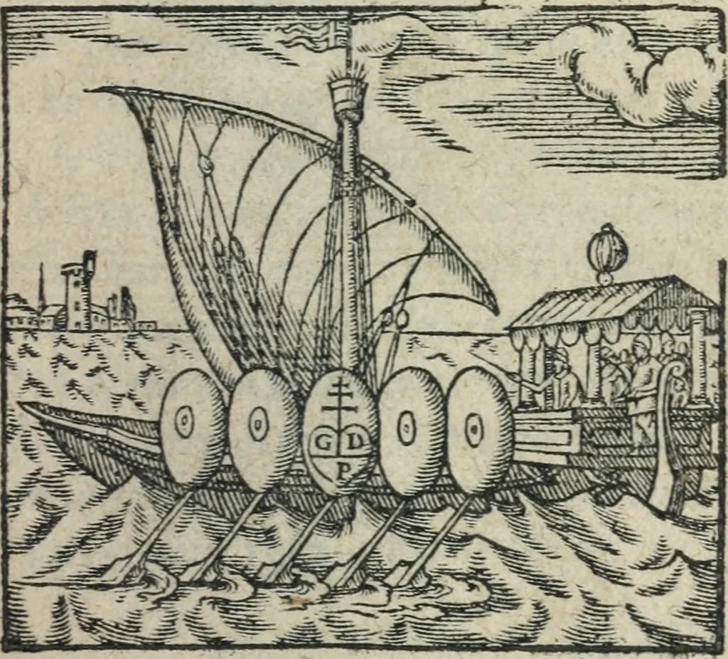 An illustration from Des occultes merveilles et secretz de nature, avec plusieurs enseignemens des choses diverses, tant pat raison probable, que par coniecture artificielle: exposées en deux liures, de non moindre plaisir que profit au lecteur studieux, avec deux tables, l'une des argumens des chapitres, l'autre des singulieres matieres d'iceux, 1574, leaf 4
