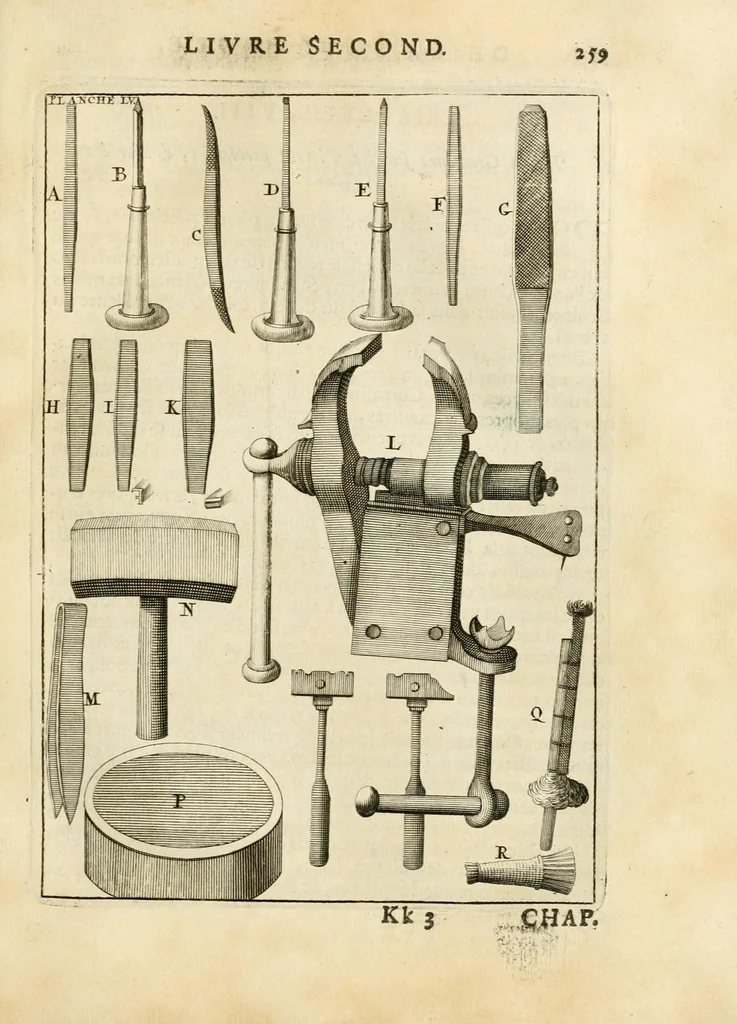 An illustration from Des principes de l'architecture, de la sculpture, de la peinture, et des autres arts qui en dépendent : avec un dictionnaire des termes propres à chacun de ces arts, 1699, leaf 289