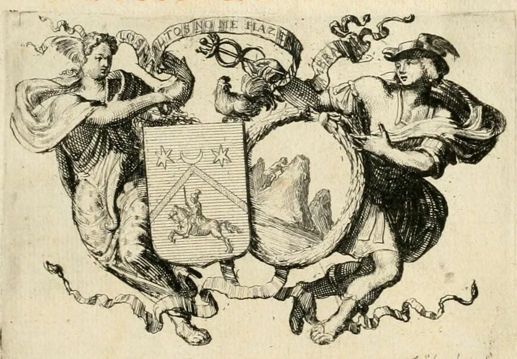 An illustration from Des principes de l'architecture, de la sculpture, de la peinture, et des autres arts qui en dépendent : avec un dictionnaire des termes propres à chacun de ces arts, 1699, leaf 7