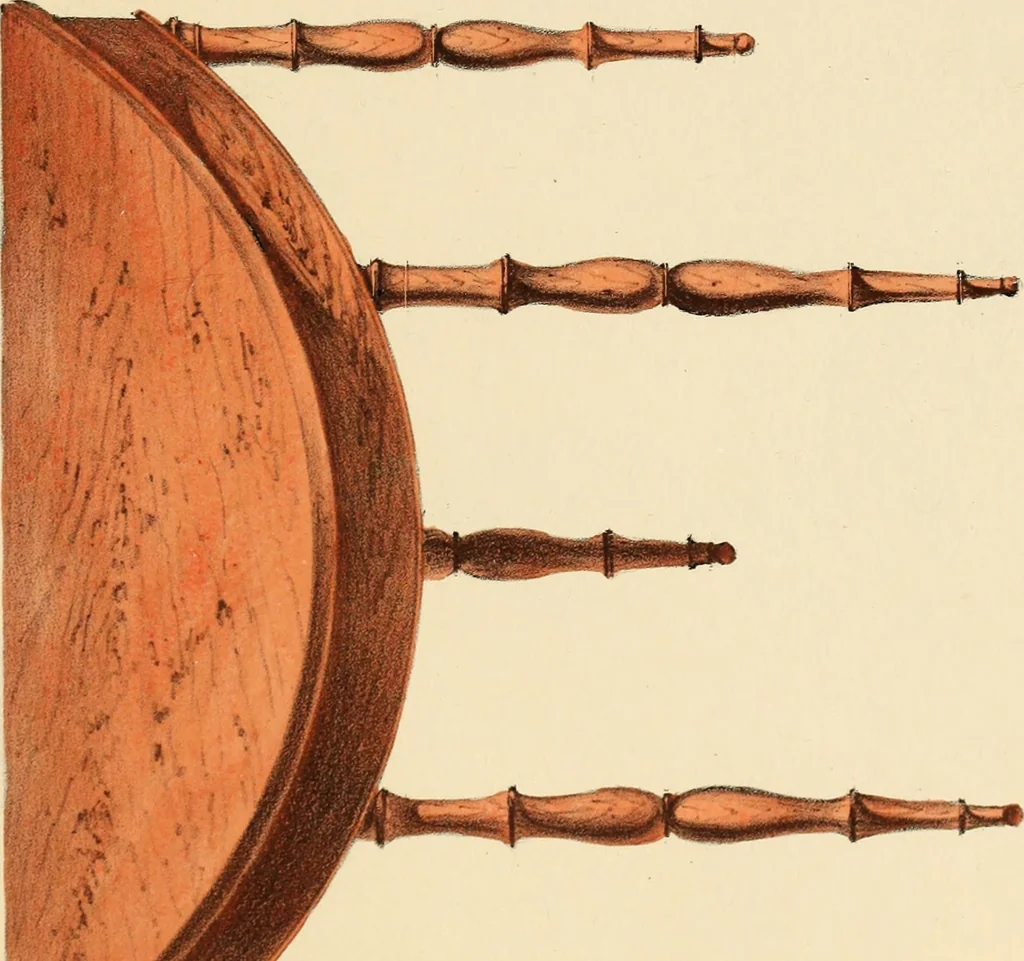 An illustration from Dessins de meubles, 1835, leaf 10