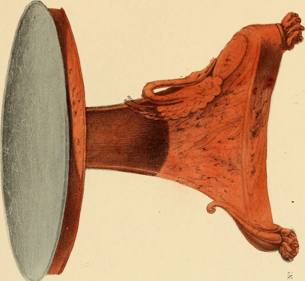 An illustration from Dessins de meubles, 1835, leaf 100