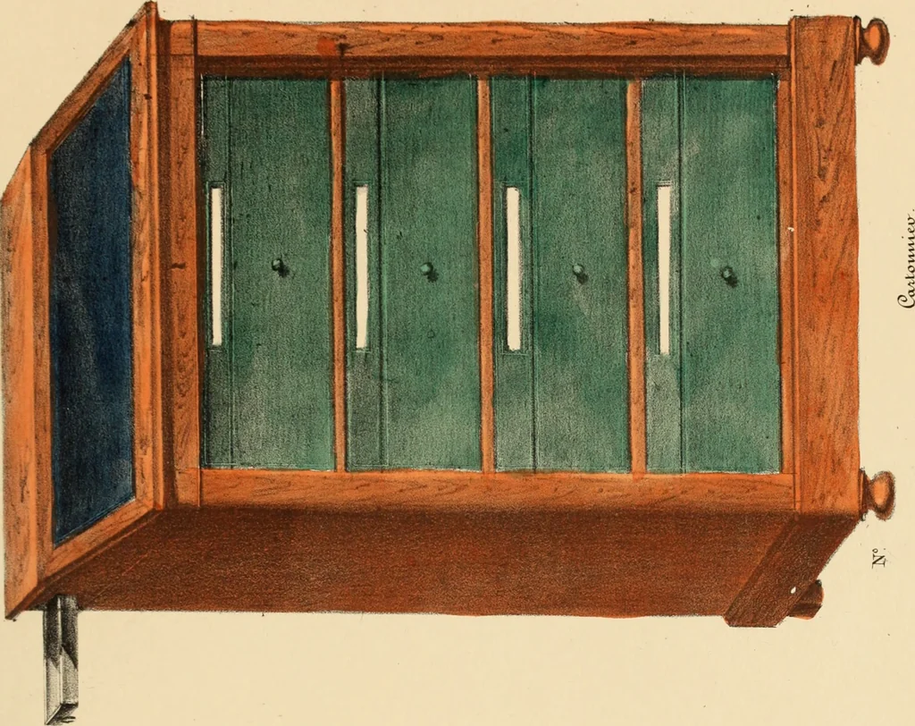 An illustration from Dessins de meubles, 1835, leaf 104