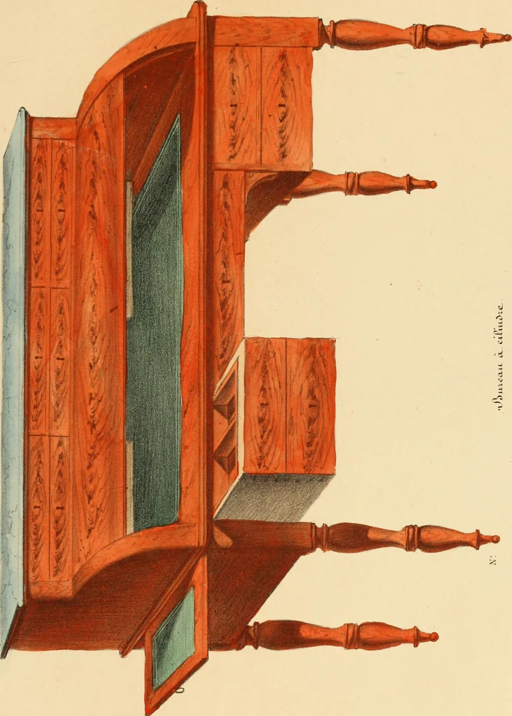 An illustration from Dessins de meubles, 1835, leaf 108