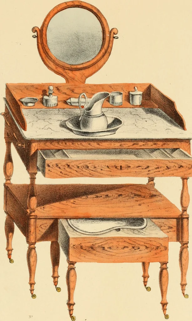 An illustration from Dessins de meubles, 1835, leaf 110