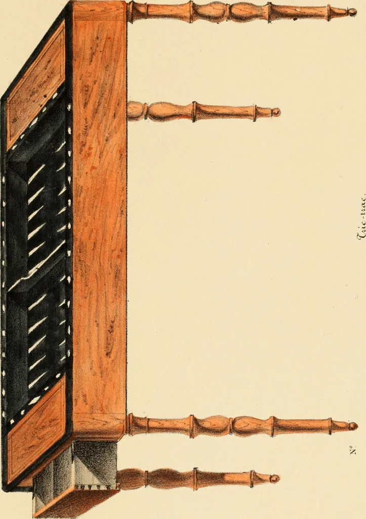 An illustration from Dessins de meubles, 1835, leaf 112