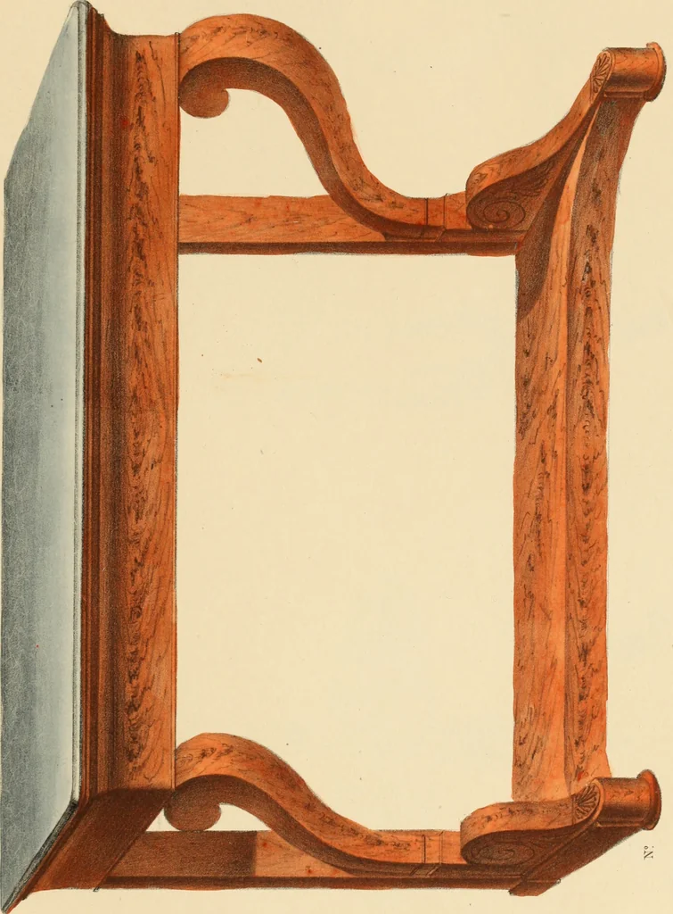 An illustration from Dessins de meubles, 1835, leaf 118