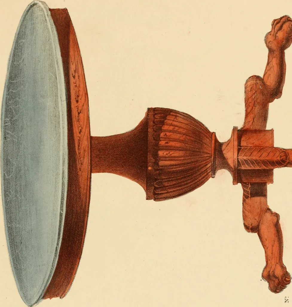 An illustration from Dessins de meubles, 1835, leaf 12