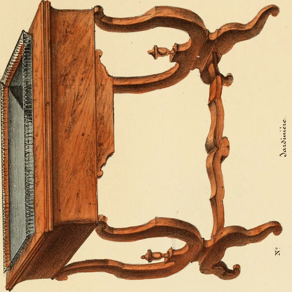 An illustration from Dessins de meubles, 1835, leaf 120