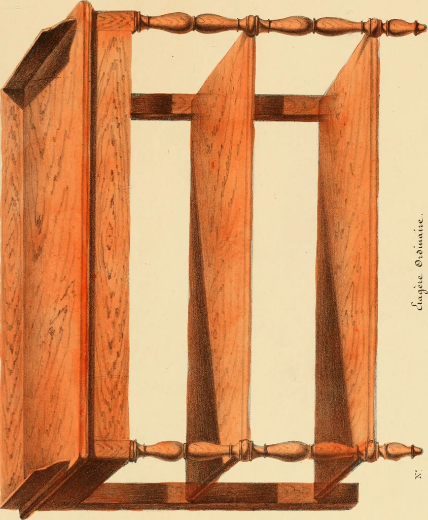 An illustration from Dessins de meubles, 1835, leaf 18