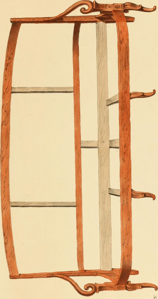 An illustration from Dessins de meubles, 1835, leaf 20