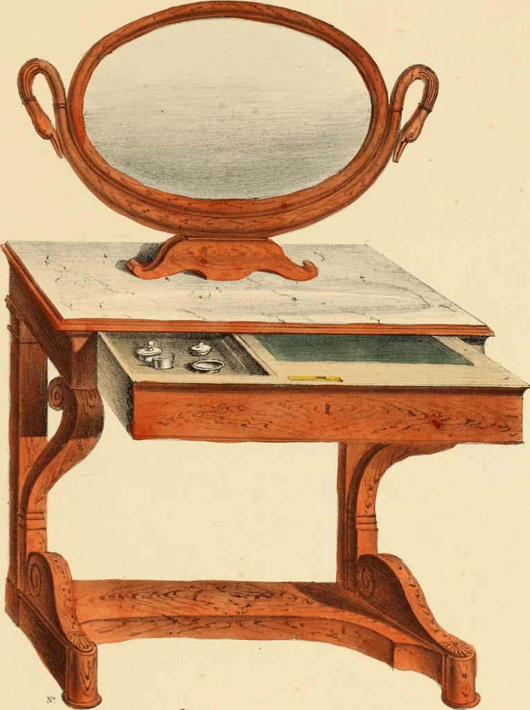 An illustration from Dessins de meubles, 1835, leaf 24