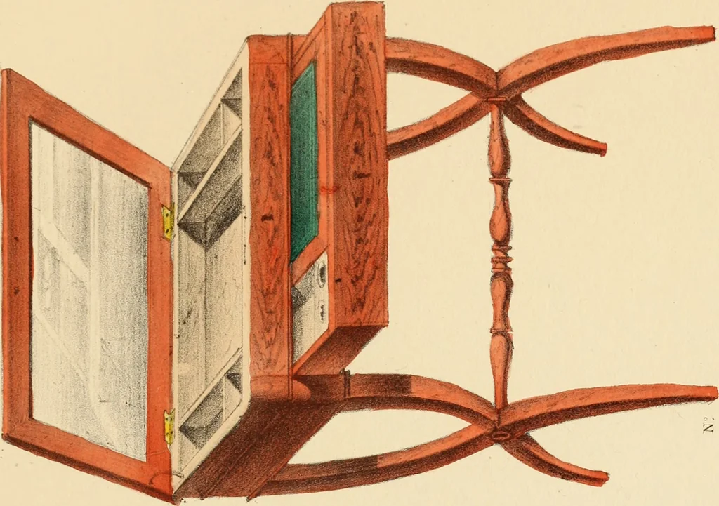 An illustration from Dessins de meubles, 1835, leaf 30